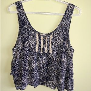 Forever 21 Button up Tank Top